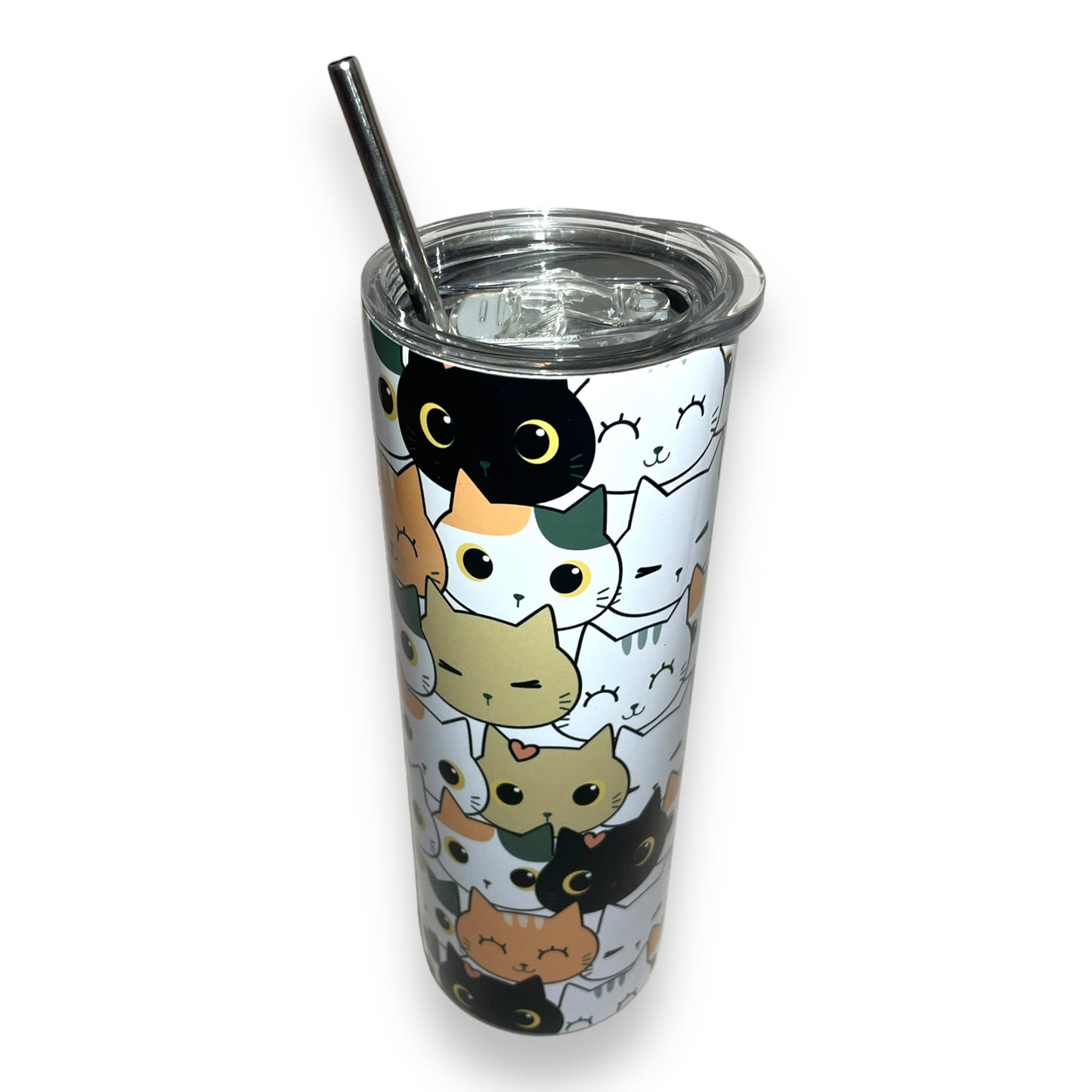 Cute Cats Stainless Steel Tumbler (20oz)