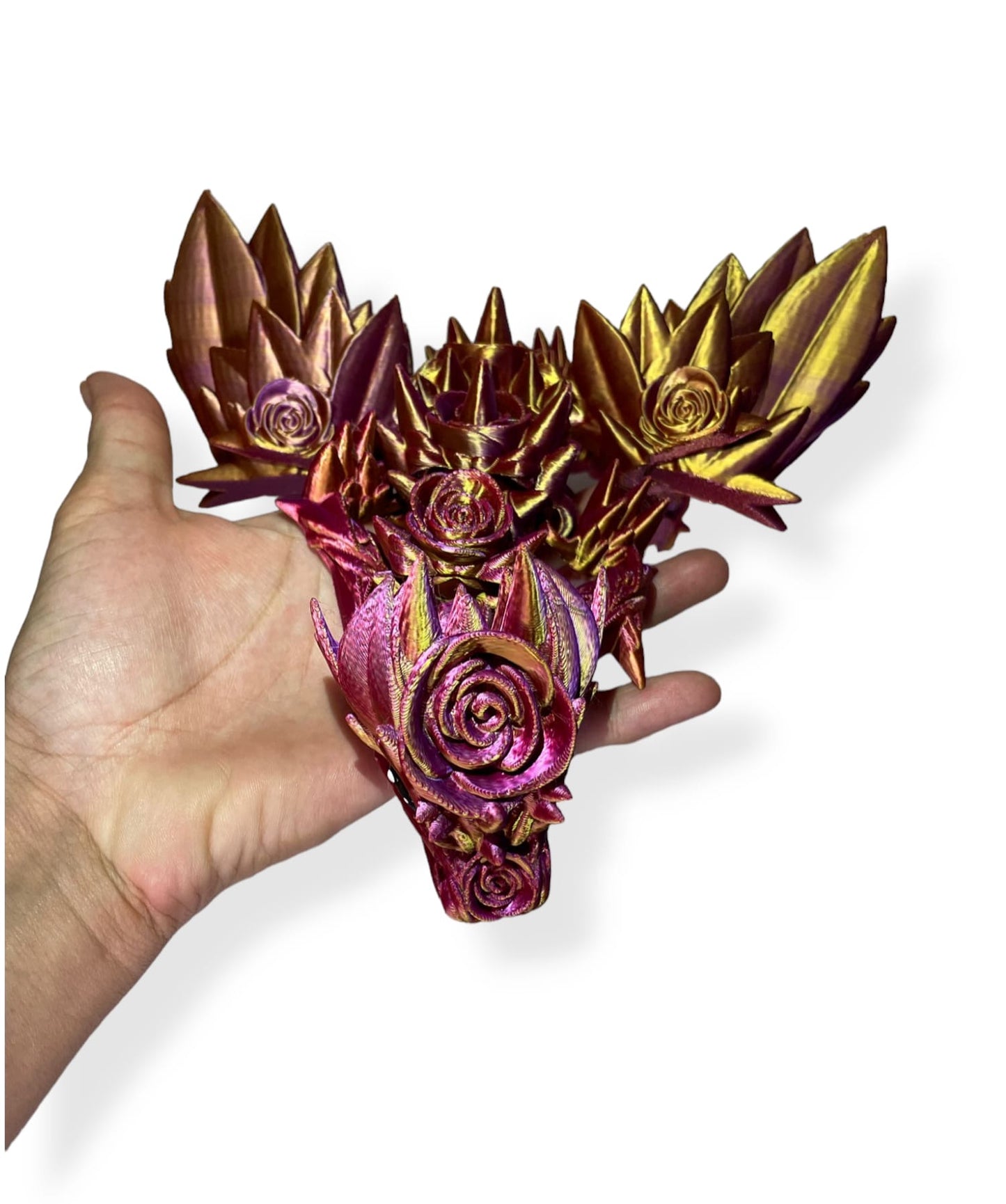 Rose Dragon 3D Printed