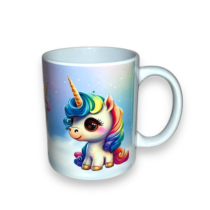 Kawaii Unicorn Ceramic Mug (11oz)