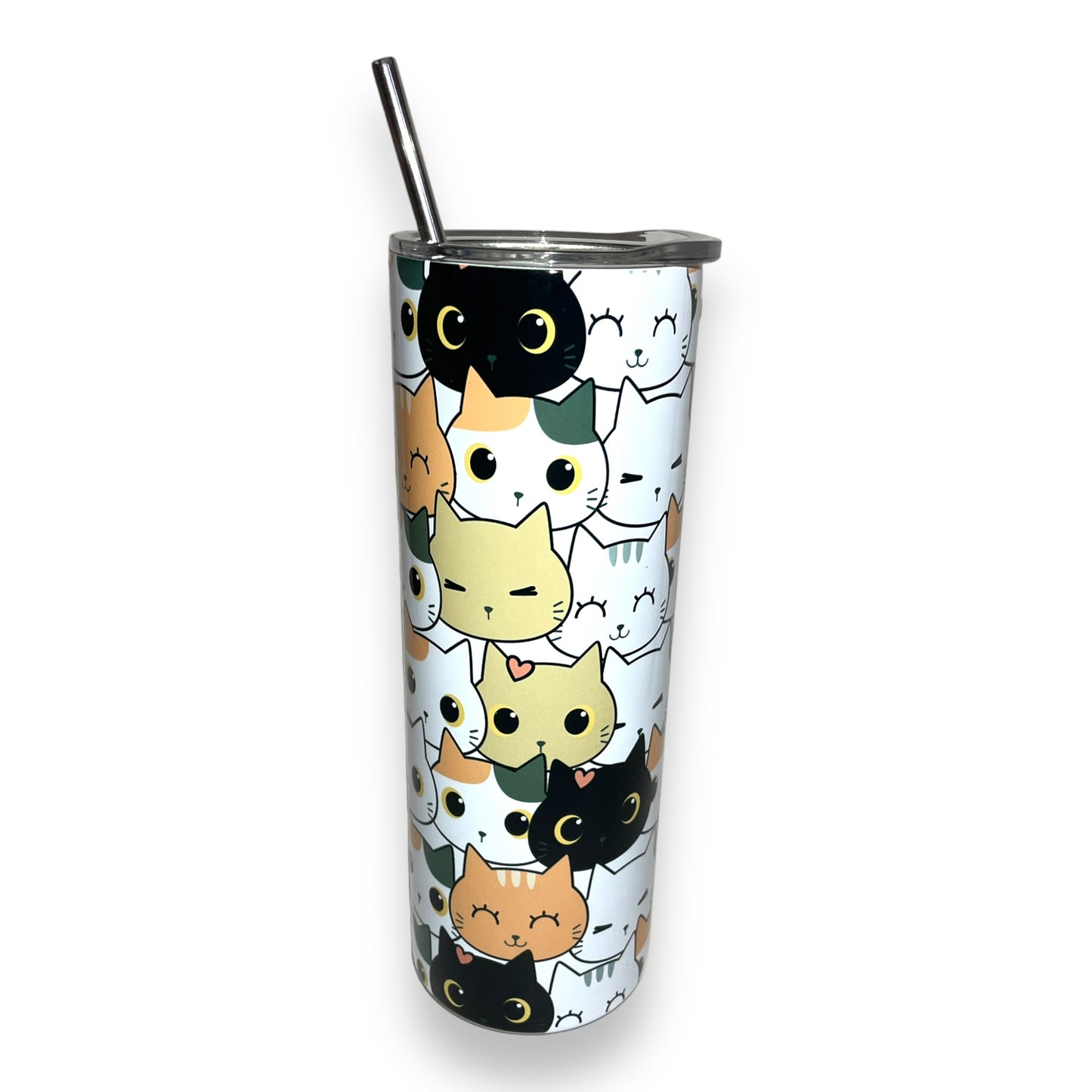 Cute Cats Stainless Steel Tumbler (20oz)