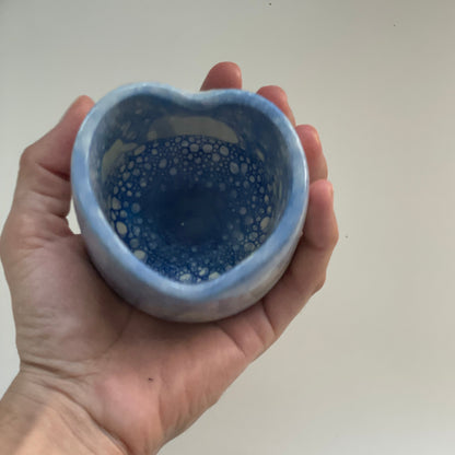 Blue Mini Heart Bowl