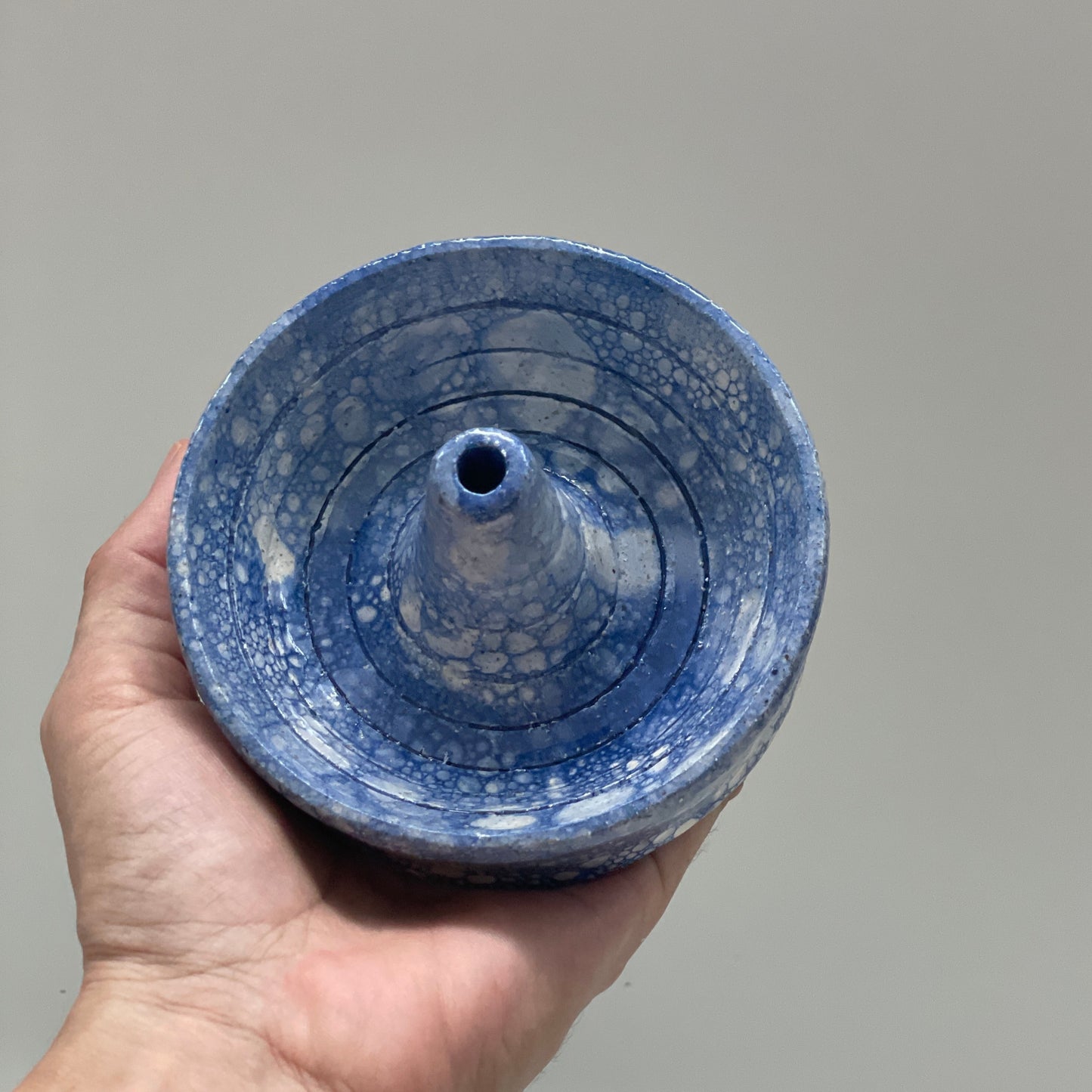 Blue Bubbles Incense Holder