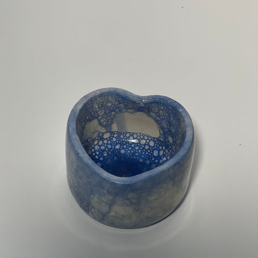 Blue Mini Heart Bowl