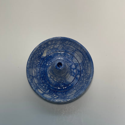 Blue Bubbles Incense Holder